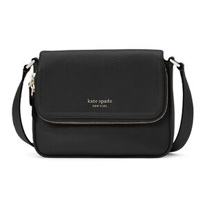 Kate Spade Run Around Pebbled Leather Large Flap Crossbody